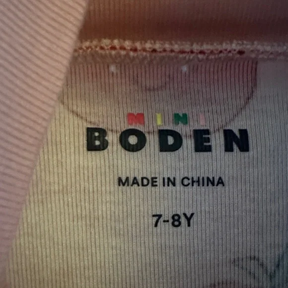 EUC Mini Boden Apple Print turtleneck, super cute size 7-8. - Picture 3 of 7